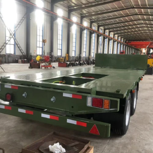 4 Axle Drop Deck Gooseneck Trailer